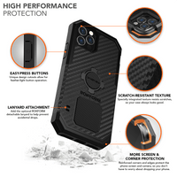 Rokform Rugged Case for iPhone 12/12 Pro - Military-Grade, Magnetic, Twist Lock