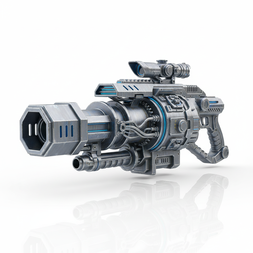 3D Printed GunBorg Cannon