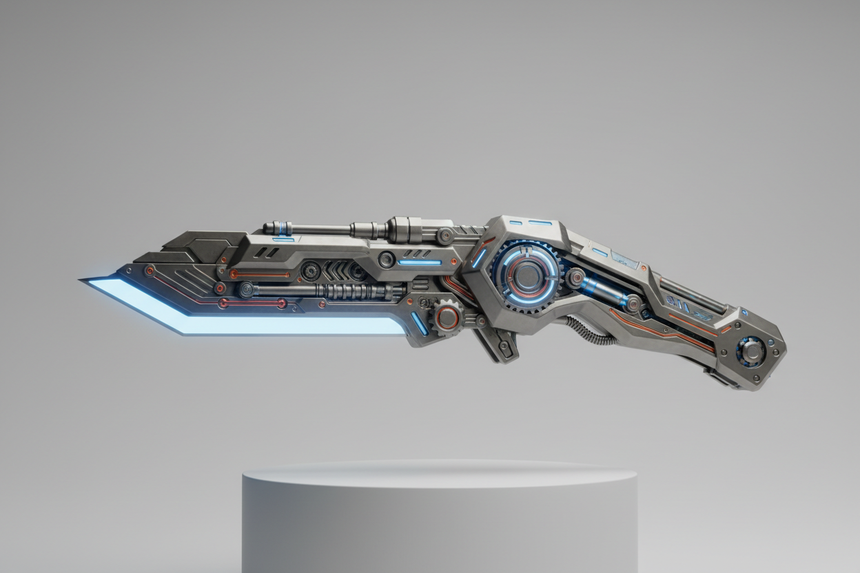 3D Printed Mecha Knife
