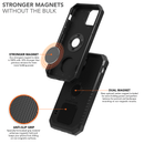 Rokform iPhone 12 Pro Max Rugged Case Military-Grade Magnetic Mountable Protection