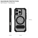 iPhone 16 Pro Clear Crystal MagSafe Case, Military-Grade Drop Protection Cover