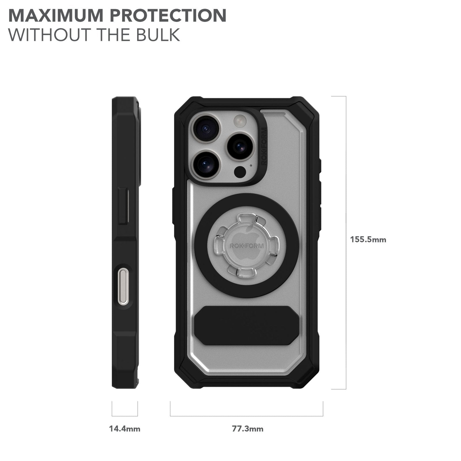 iPhone 16 Pro Clear Crystal MagSafe Case, Military-Grade Drop Protection Cover