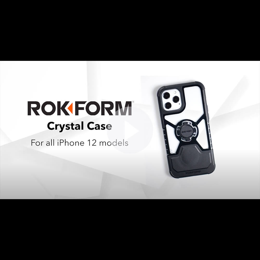 Rokform Crystal Case for iPhone 12 Pro Max: Magnetic, Shockproof, Slim, Mountable Protection
