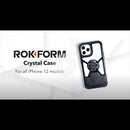 Rokform Crystal Case for iPhone 12 Pro Max: Magnetic, Shockproof, Slim, Mountable Protection