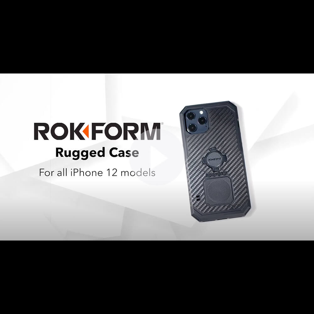 Rokform Rugged Case for iPhone 12/12 Pro - Military-Grade, Magnetic, Twist Lock
