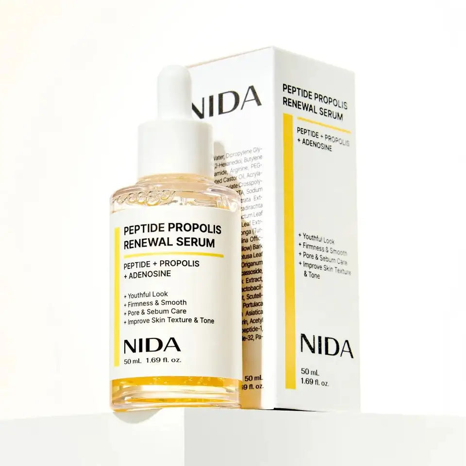 NIDA Propolis Essence Bee Gum Skin Rejuvenation Essence Serum Deeply moisturizing Repairs Skin Barrier Facial Essence Liquid