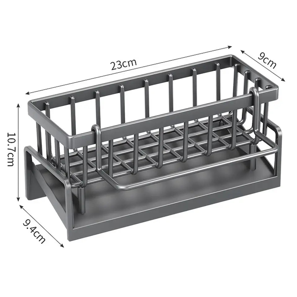 Kitchen Storage Rack Useful Self-draining Sink Shelf Sponge Holder Organizer Hanging Soap Basket Bathroom Cosmetic Shelf