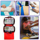 184pcs First Aid Kit, Multi-purpose Emergency Kit Supplies Portable Medical Bag, For Outdoor Hiking, Camping And More
