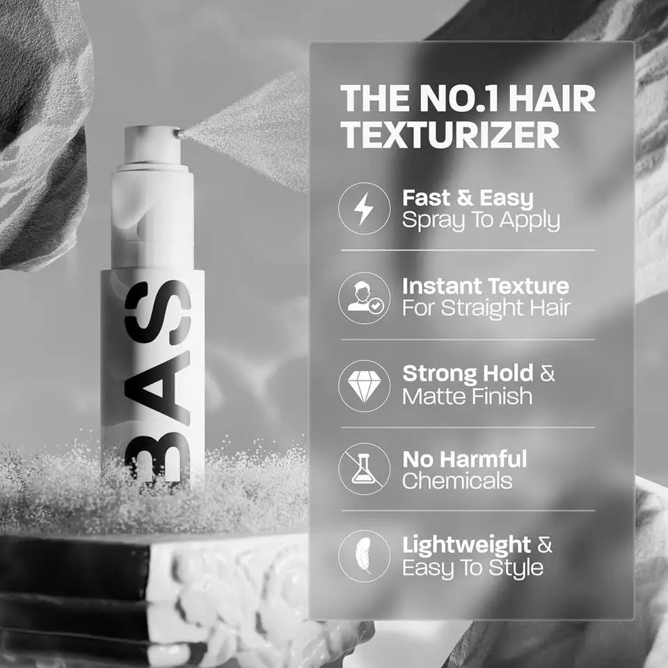Long-Lasting Sea Salt Hair Spray Adds Instant Texture Volume for Men & Women,Fluffy Wave Styling Powder for Perfect Looks
