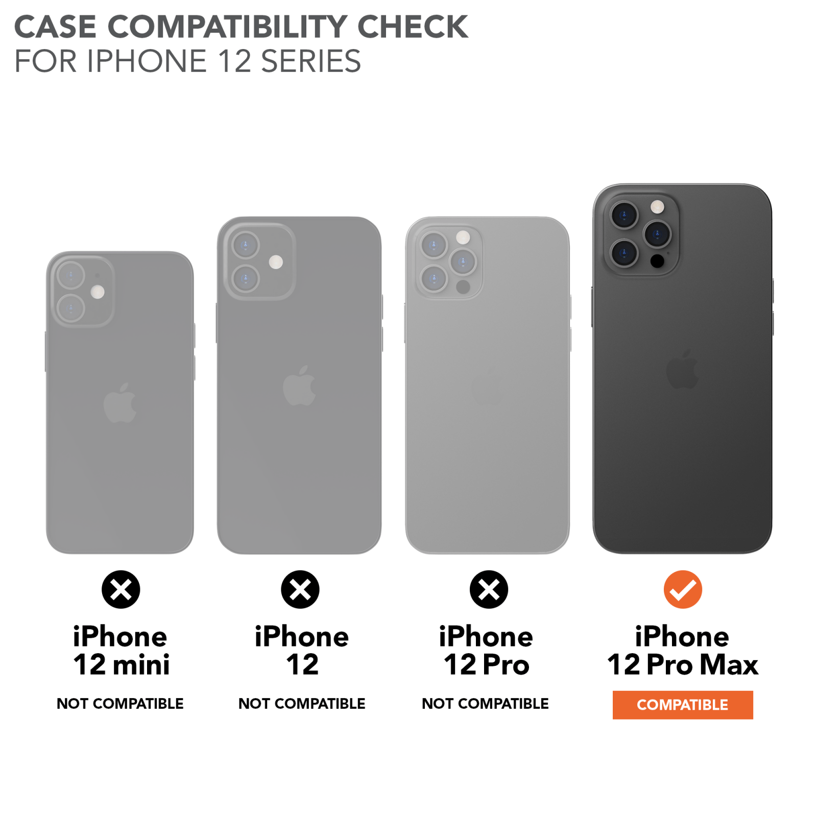 Rokform Crystal Case for iPhone 12 Pro Max: Magnetic, Shockproof, Slim, Mountable Protection