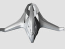 3D printed Scifi plane