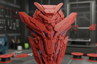 3D printed Mecha shield
